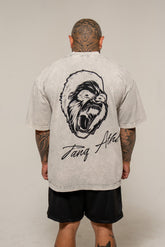 Classic Gorilla Head Tee Limestone Wash/Negative