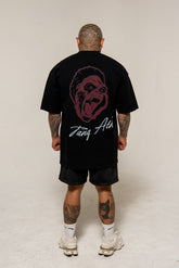 Classic Gorilla Head Tee Black/Dark Red