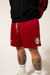 People Like Me Mesh Shorts Red
