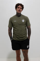 TANQ PRO PERFORMANCE TEE OLIVE GREEN