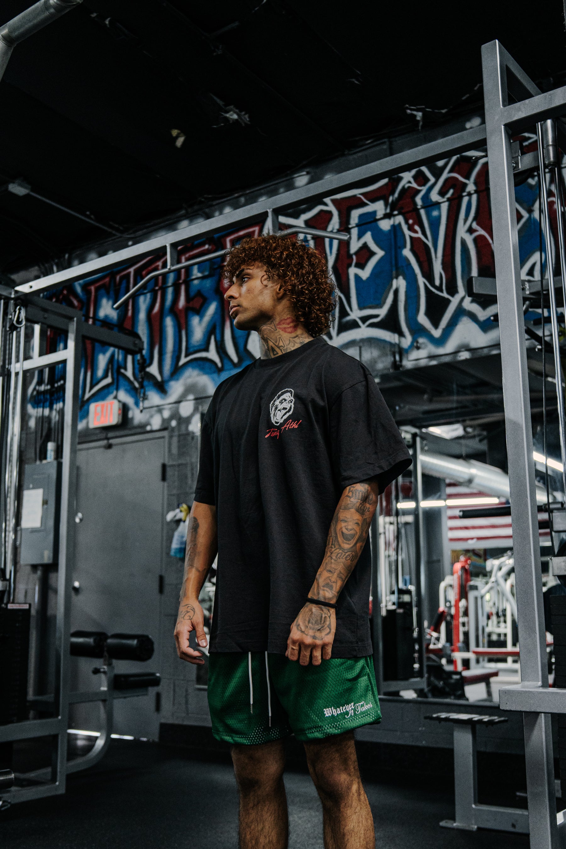 Classic Gorilla Tee - Black/Red
