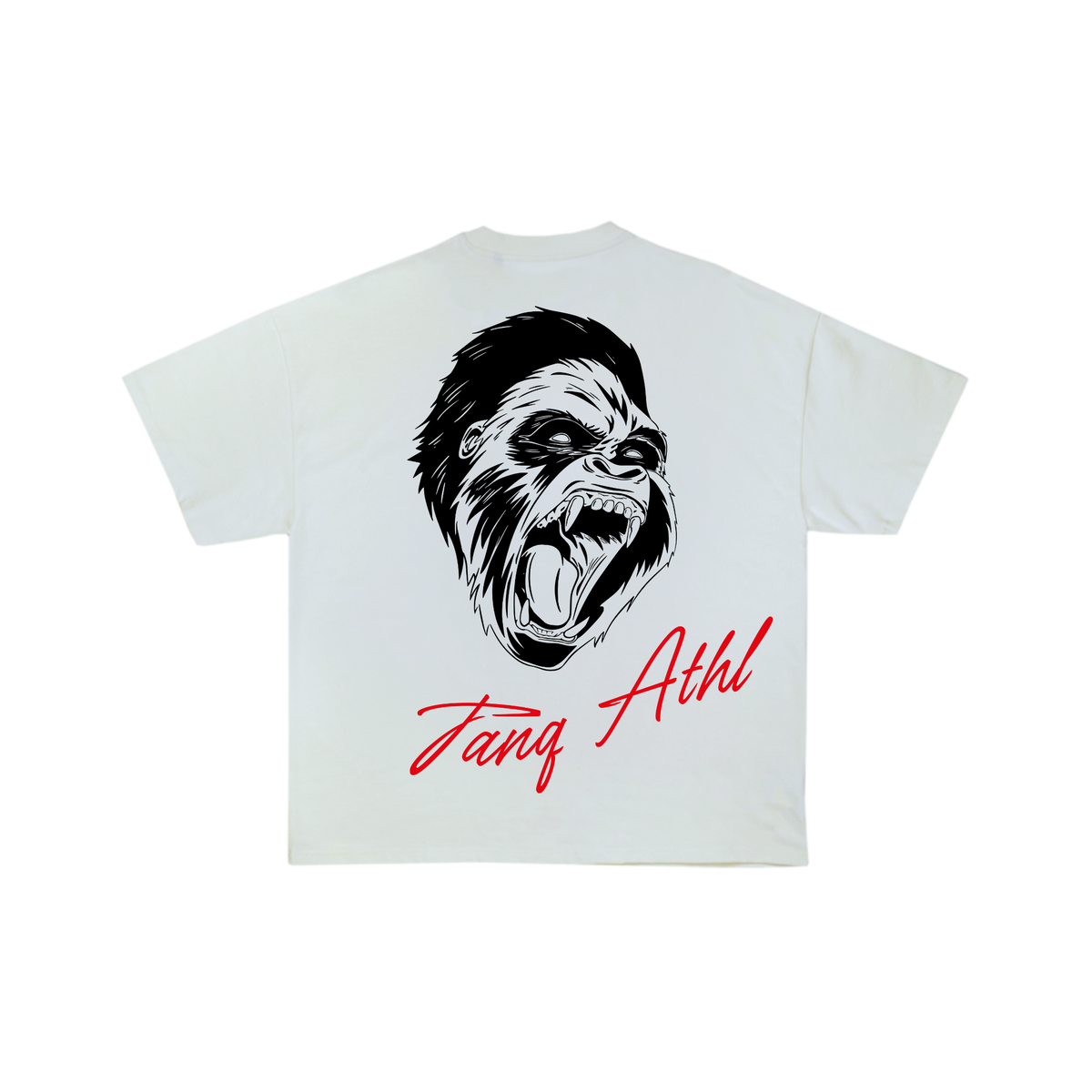 Classic Gorilla Tee Off White/Black/Red