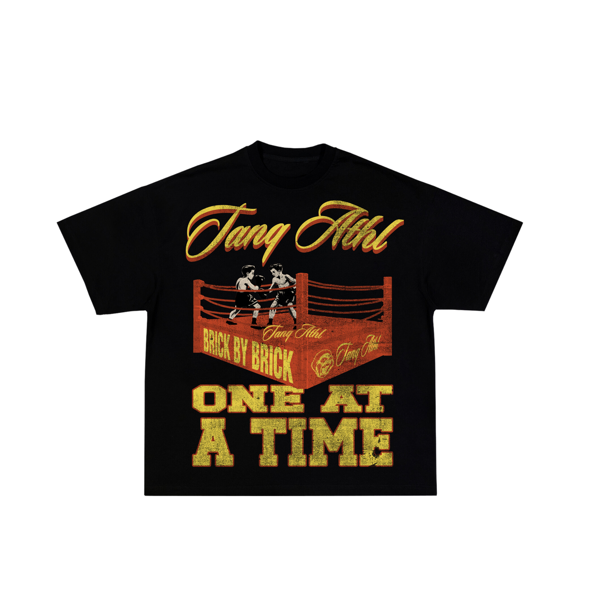 One at a Time Tee Black