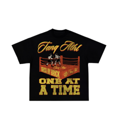 One at a Time Tee Black