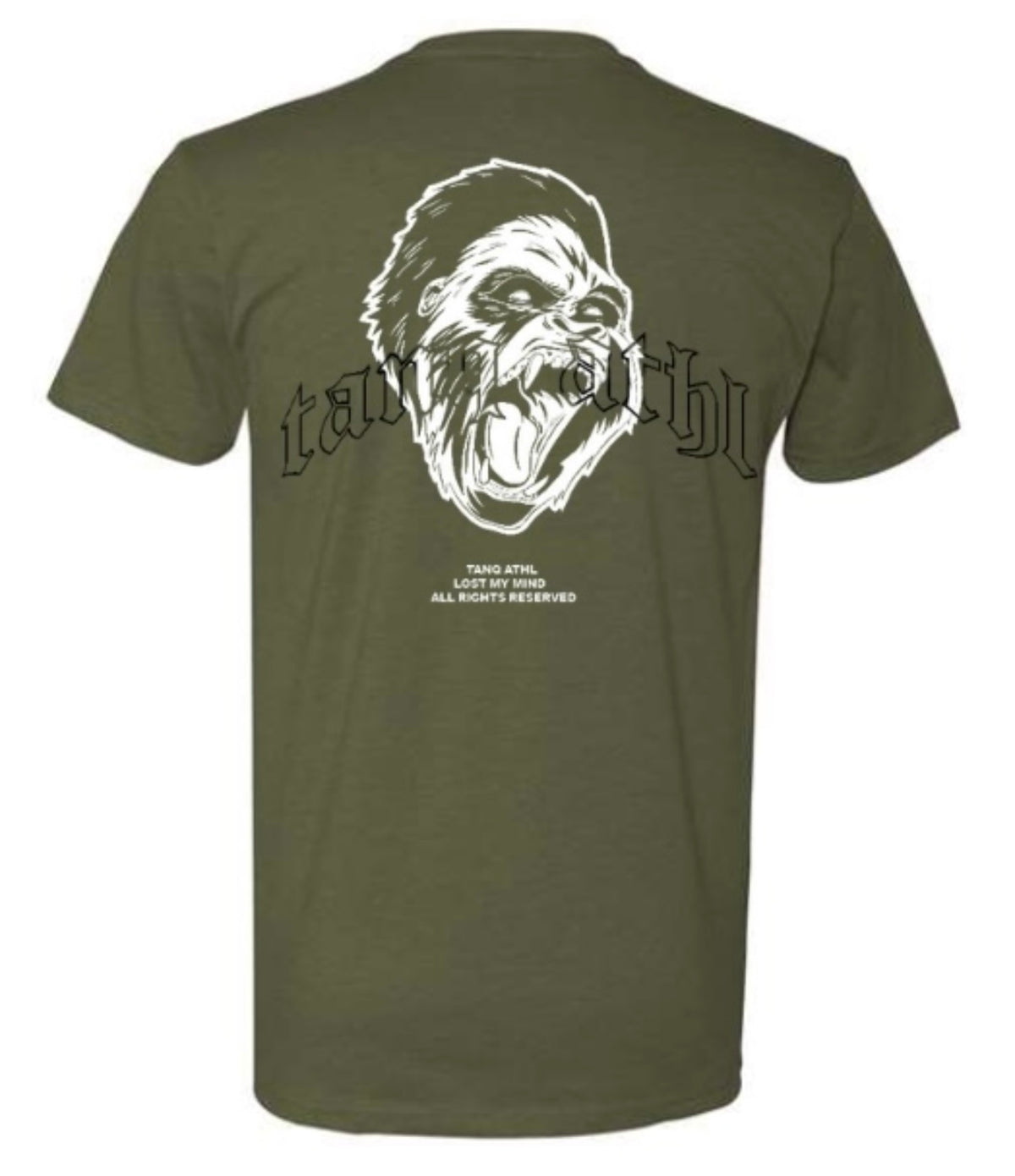 Fitted Gorilla Tee Green