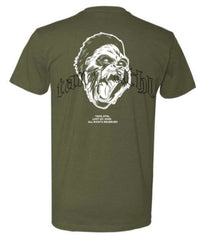 Fitted Gorilla Tee Green