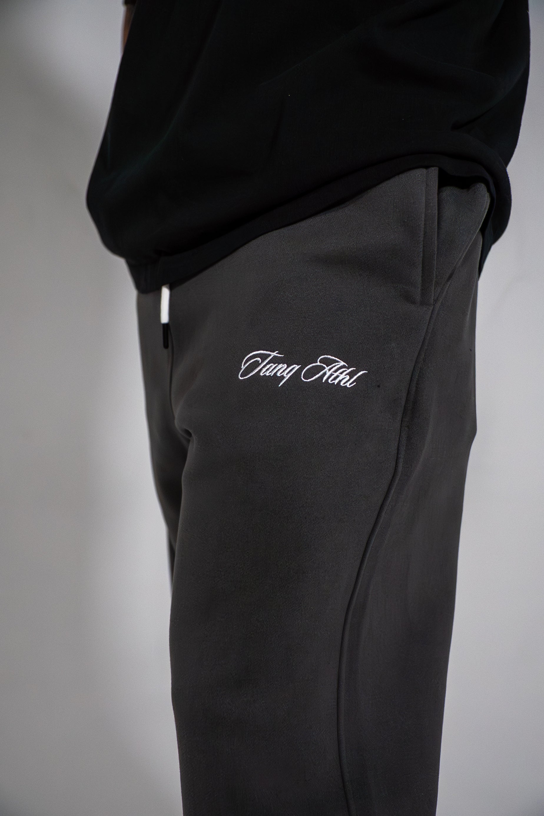 Straight Leg Sweats Charcoal