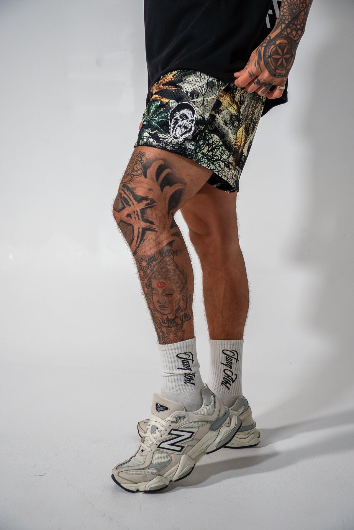 Camo Mesh Shorts