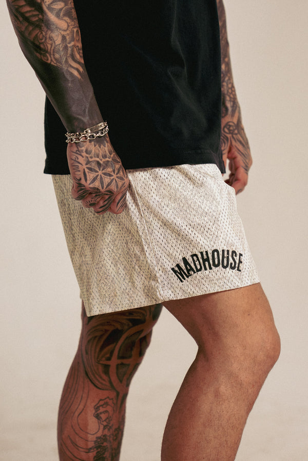Snake Mesh Shorts Sand