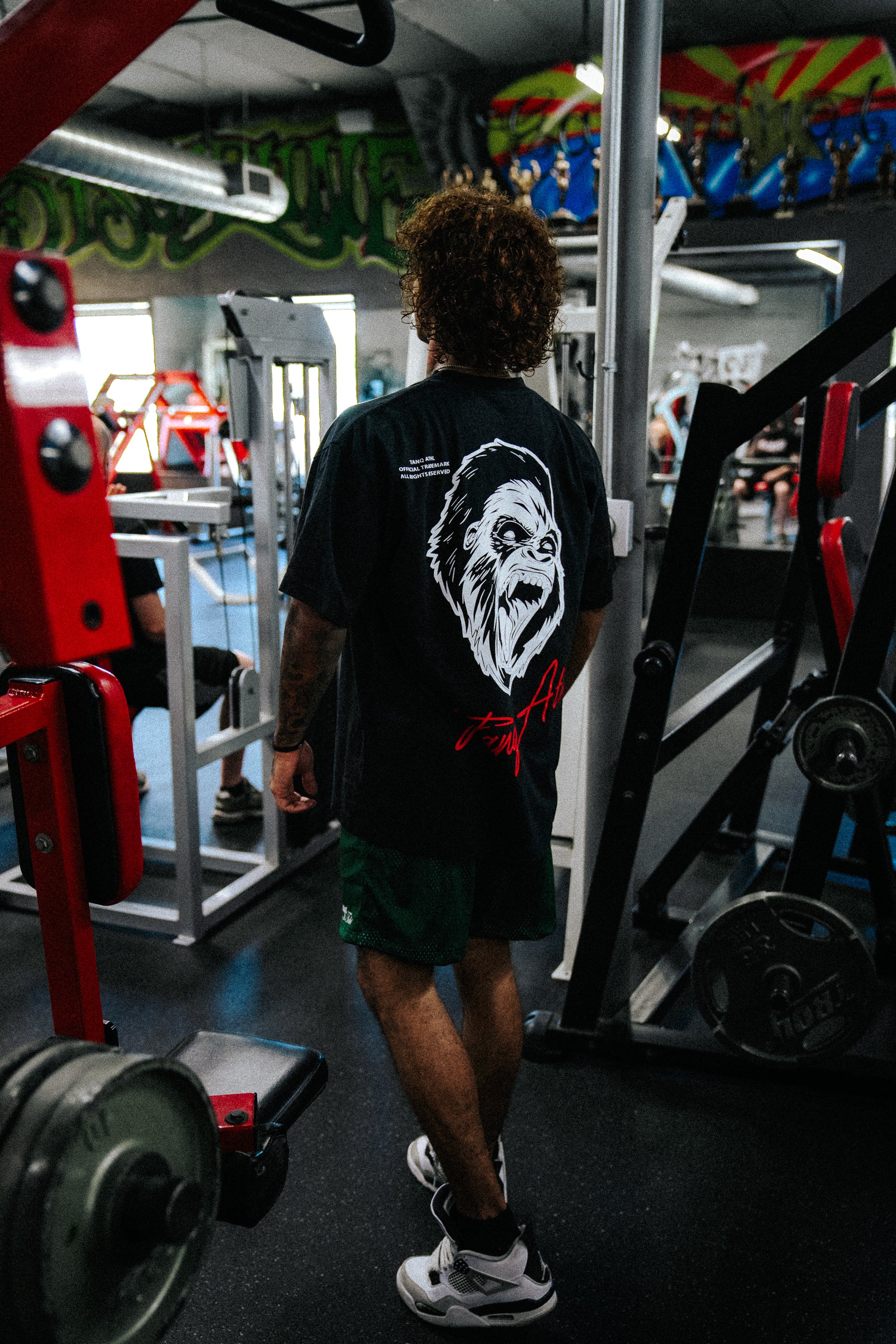 Classic Gorilla Tee - Black/Red