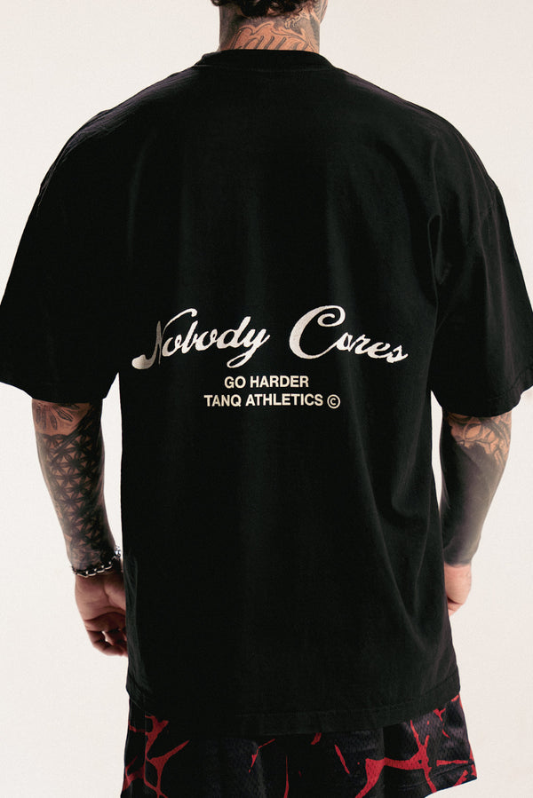 NOBODY CARES ARCH TEE BLACK