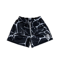 Marble Mesh Shorts Black