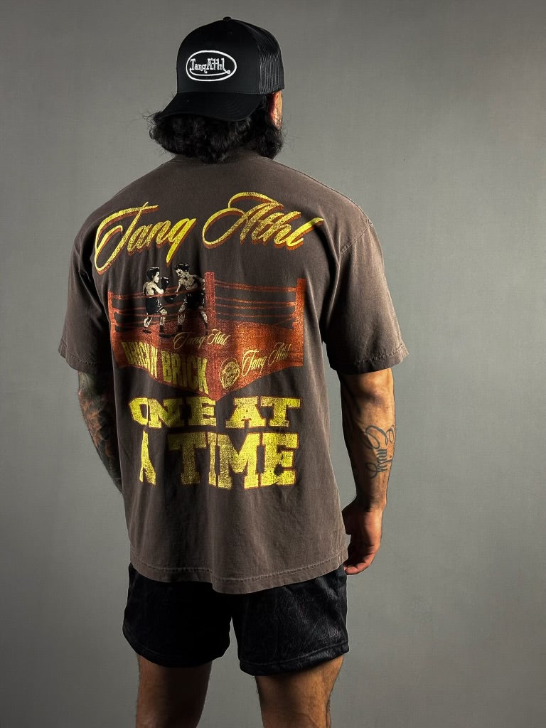 One at a Time Tee Vintage Brown