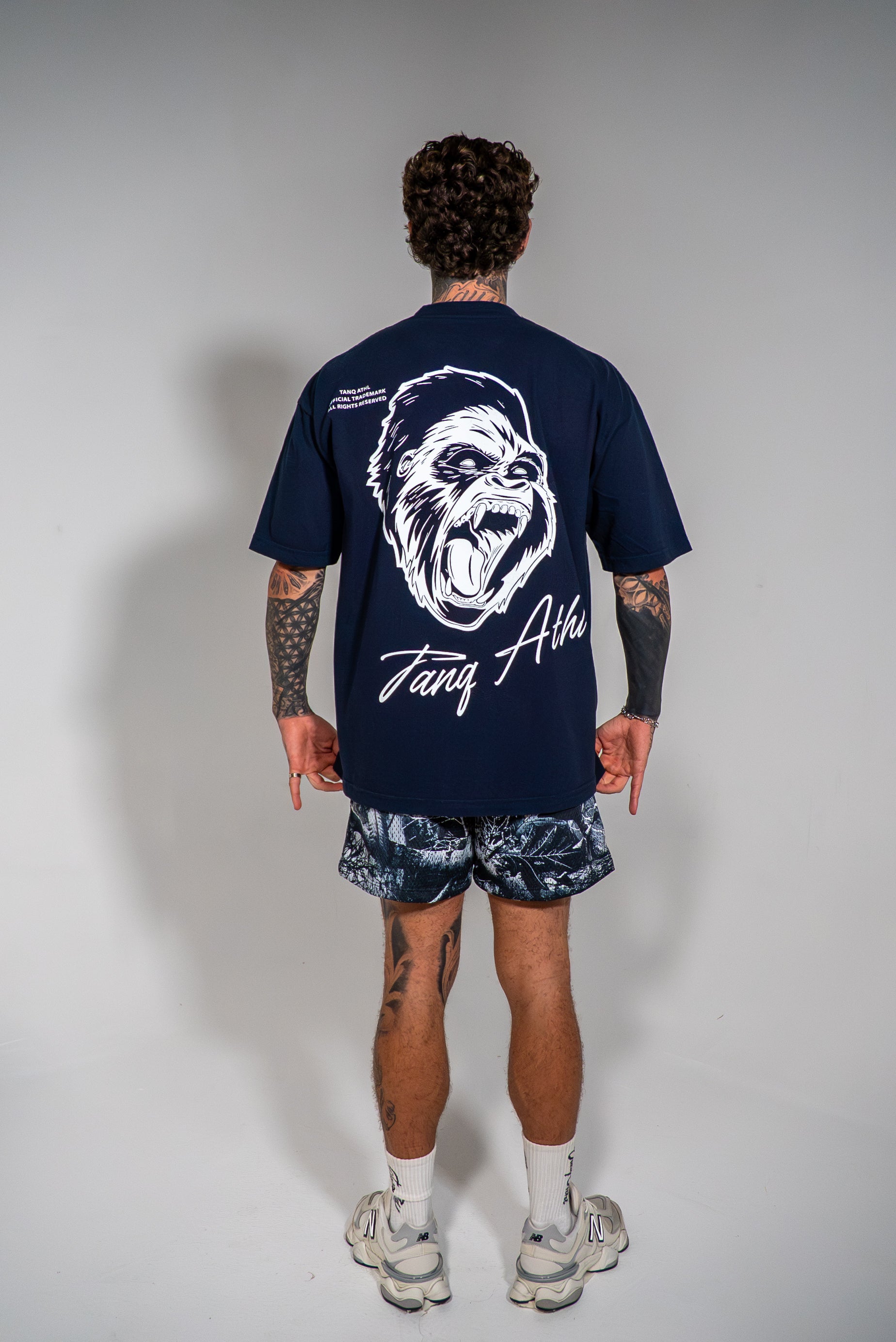 Classic Gorilla Tee Navy/White