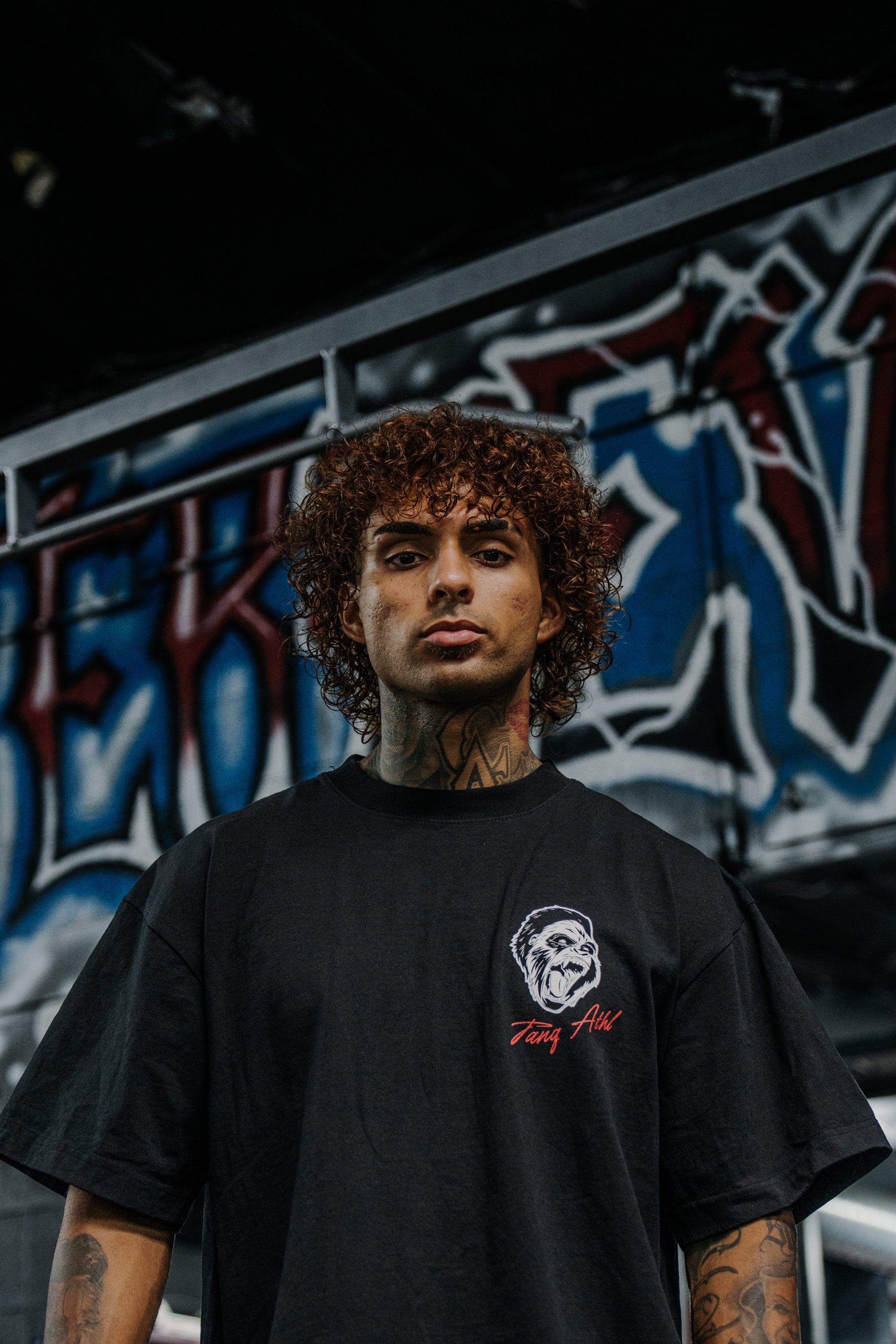 Classic Gorilla Tee - Black/Red