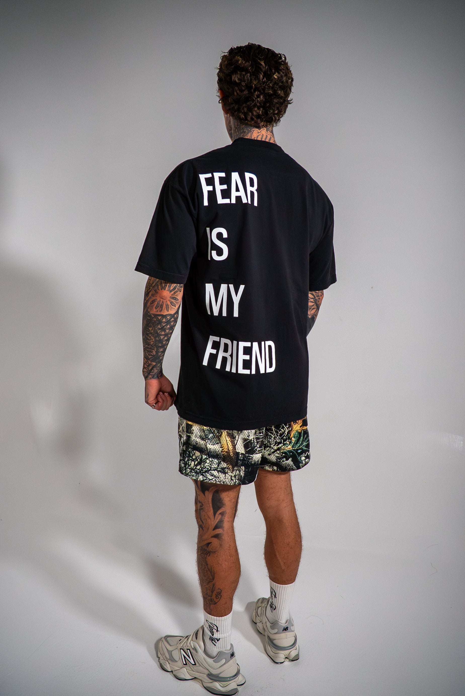 Fear is my Friend Tee Black