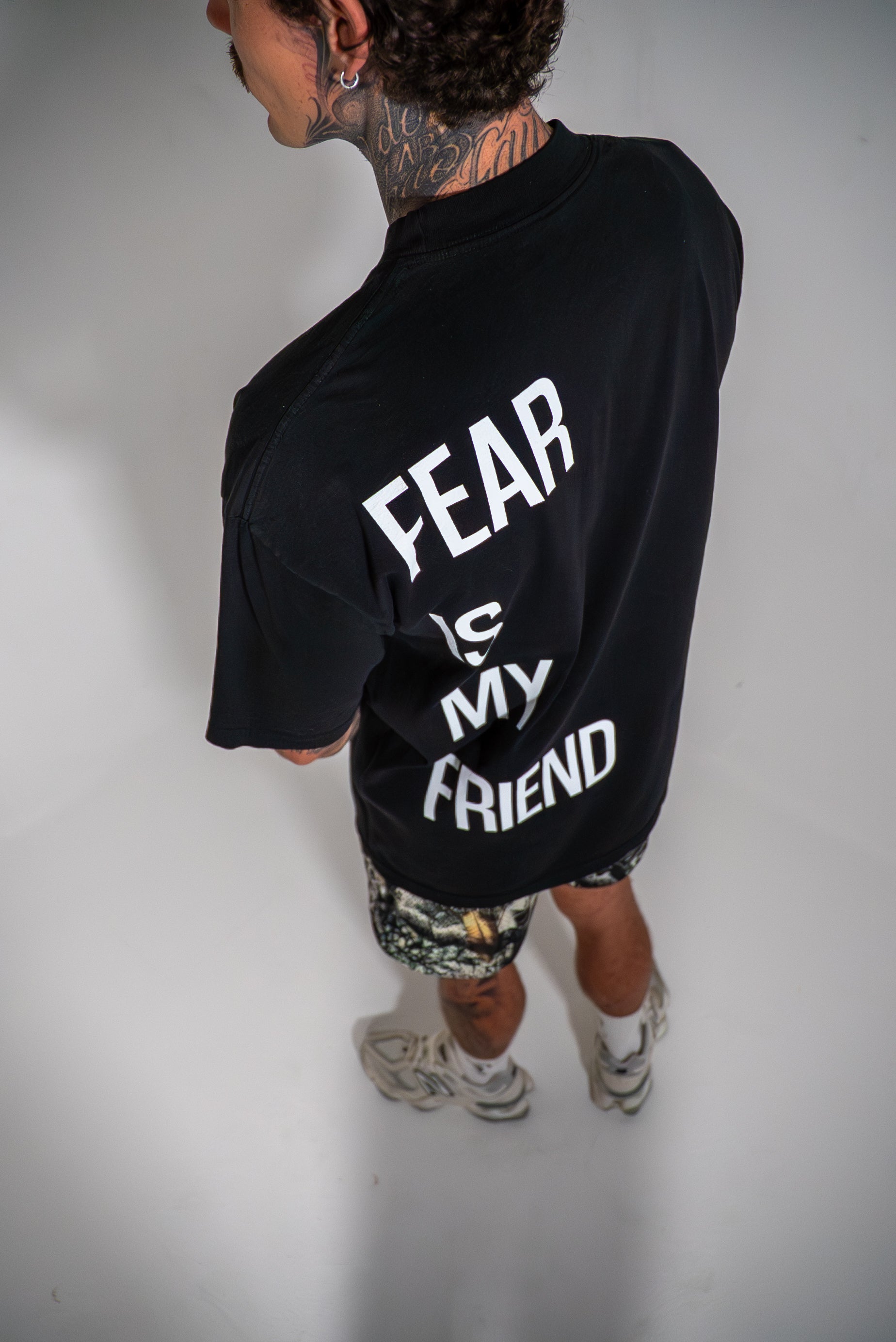 Fear is my Friend Tee Black
