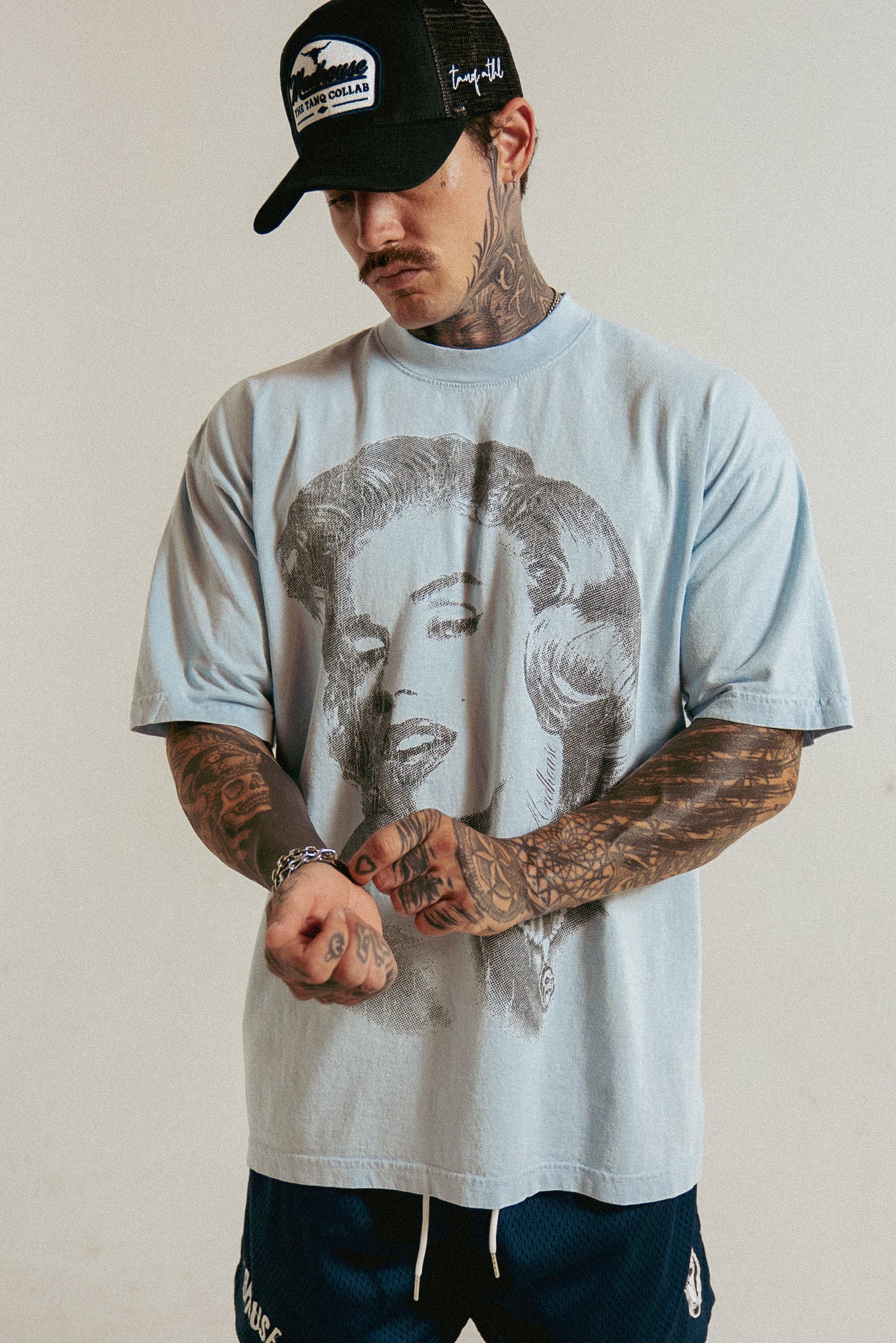 Marilyn Monroe Tee Light Blue