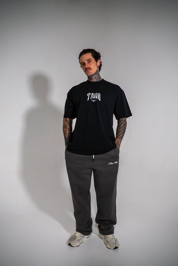 Straight Leg Sweats Charcoal