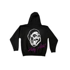 Classic Gorilla Hoodie Black/White/Purple