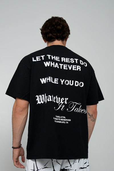 Let the Rest Do Whatever Tee Black/White