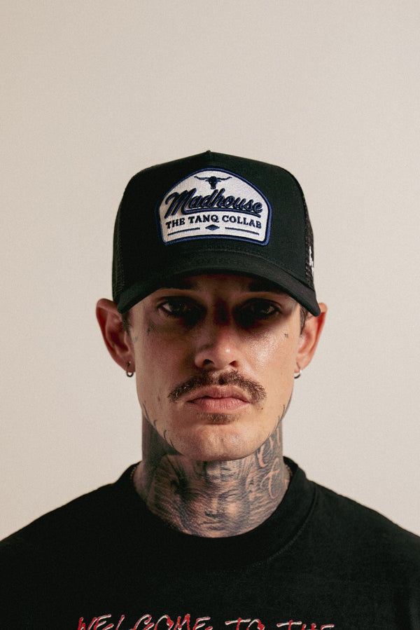 Madhouse Trucker Hat Black