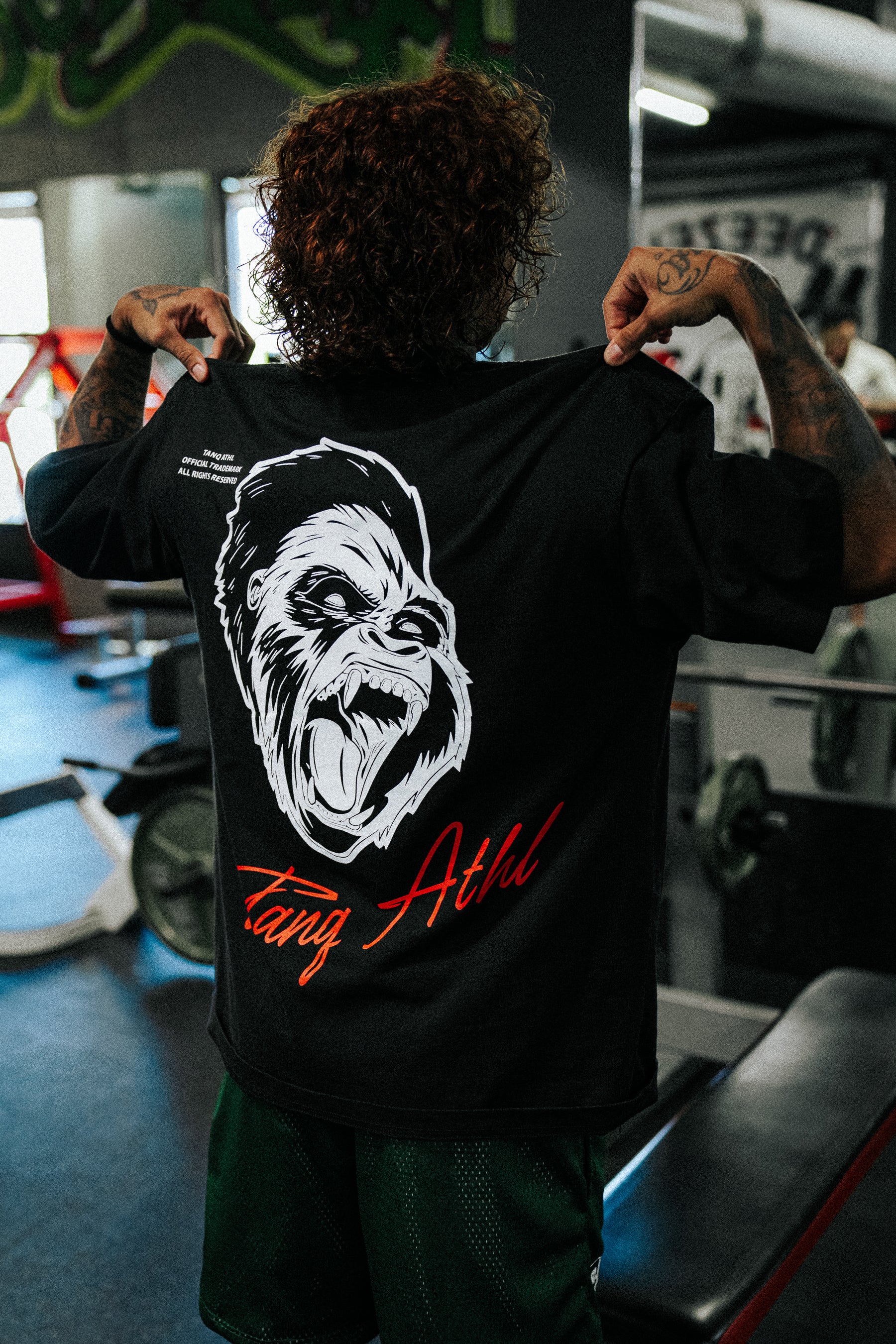 Classic Gorilla Tee - Black/Red