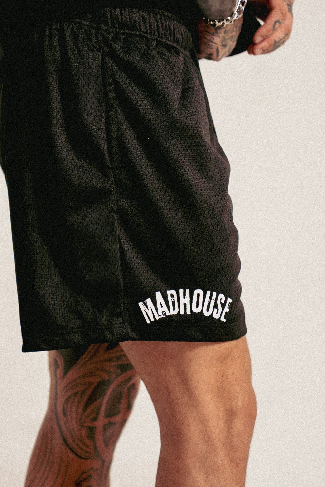TANQ x Madhouse Mesh Shorts Black