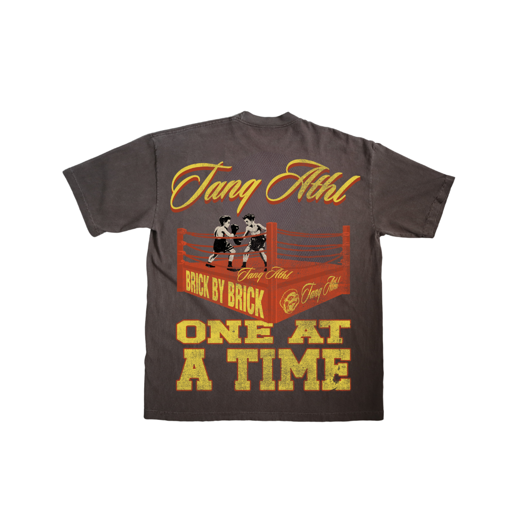 One at a Time Tee Vintage Brown