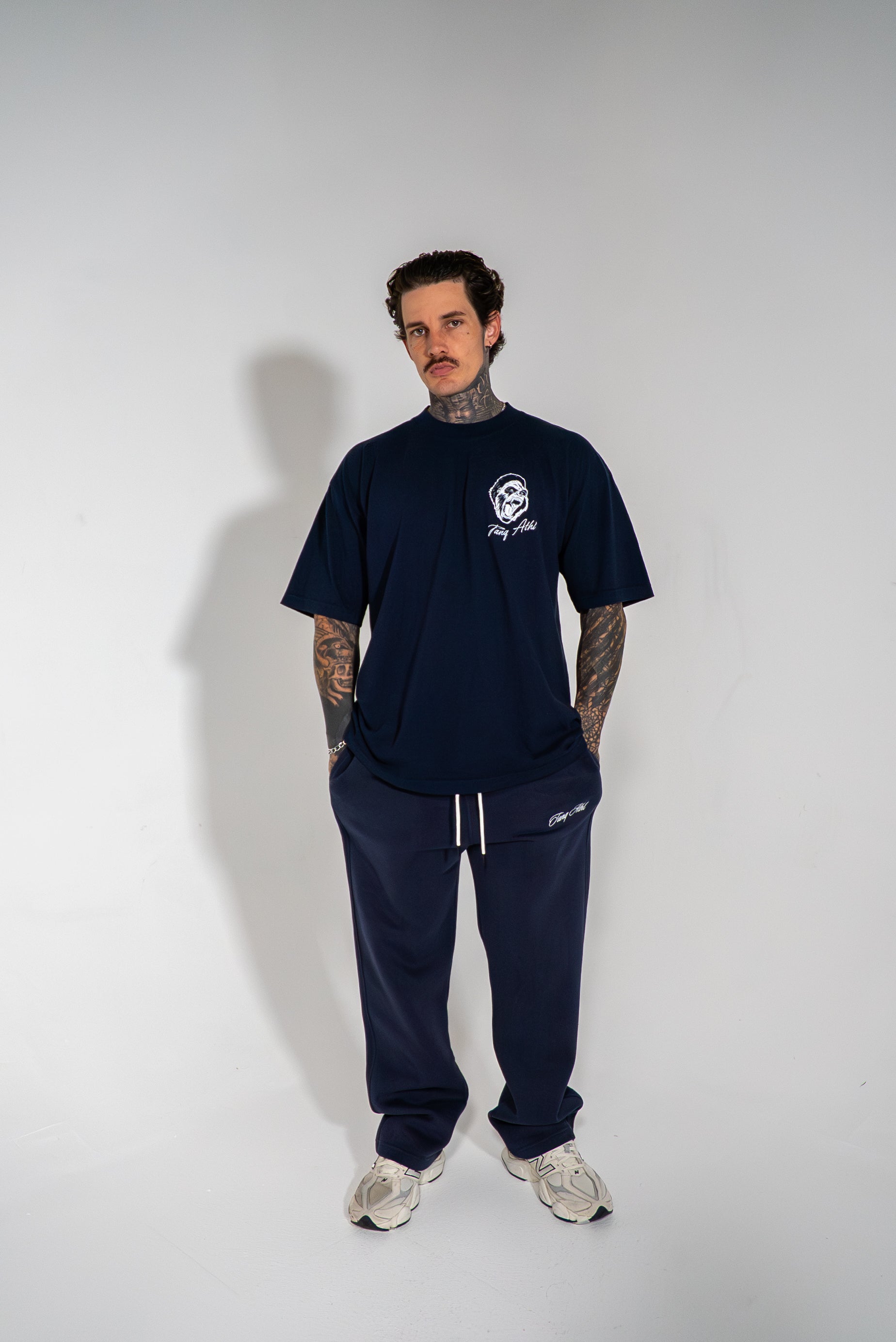 Classic Gorilla Tee Navy/White