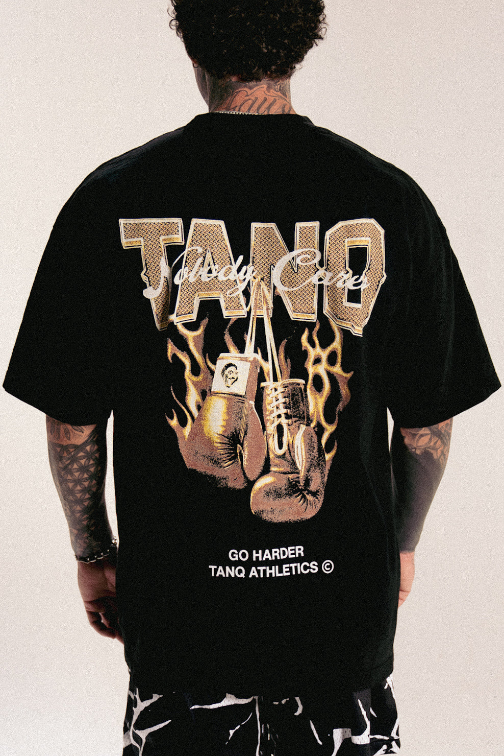FLAMMING GLOVES TEE