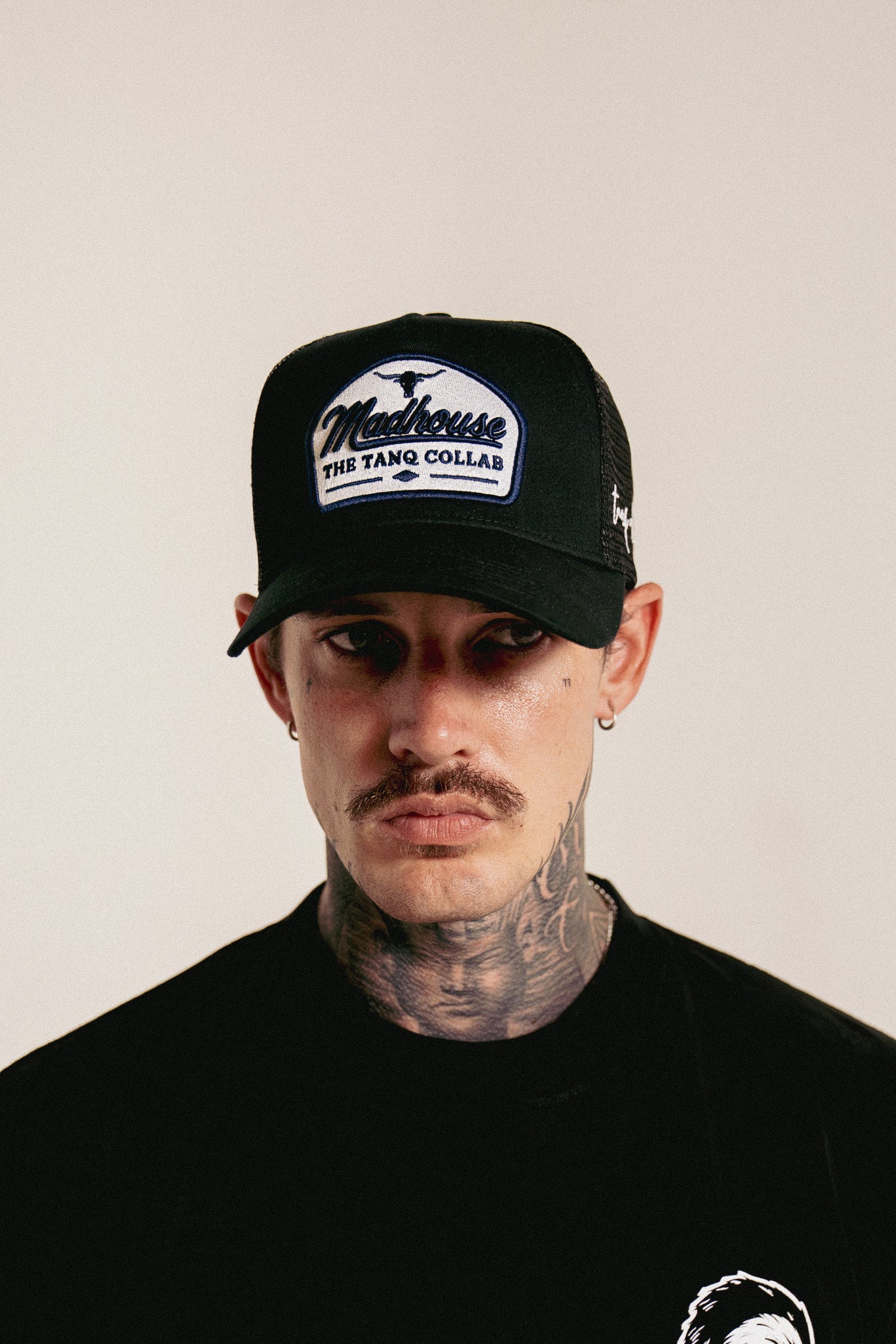 Madhouse Trucker Hat Black