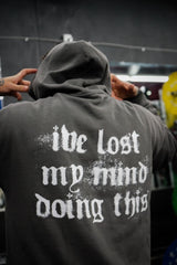 Lost My Mind Hoodie Washed Charcoal