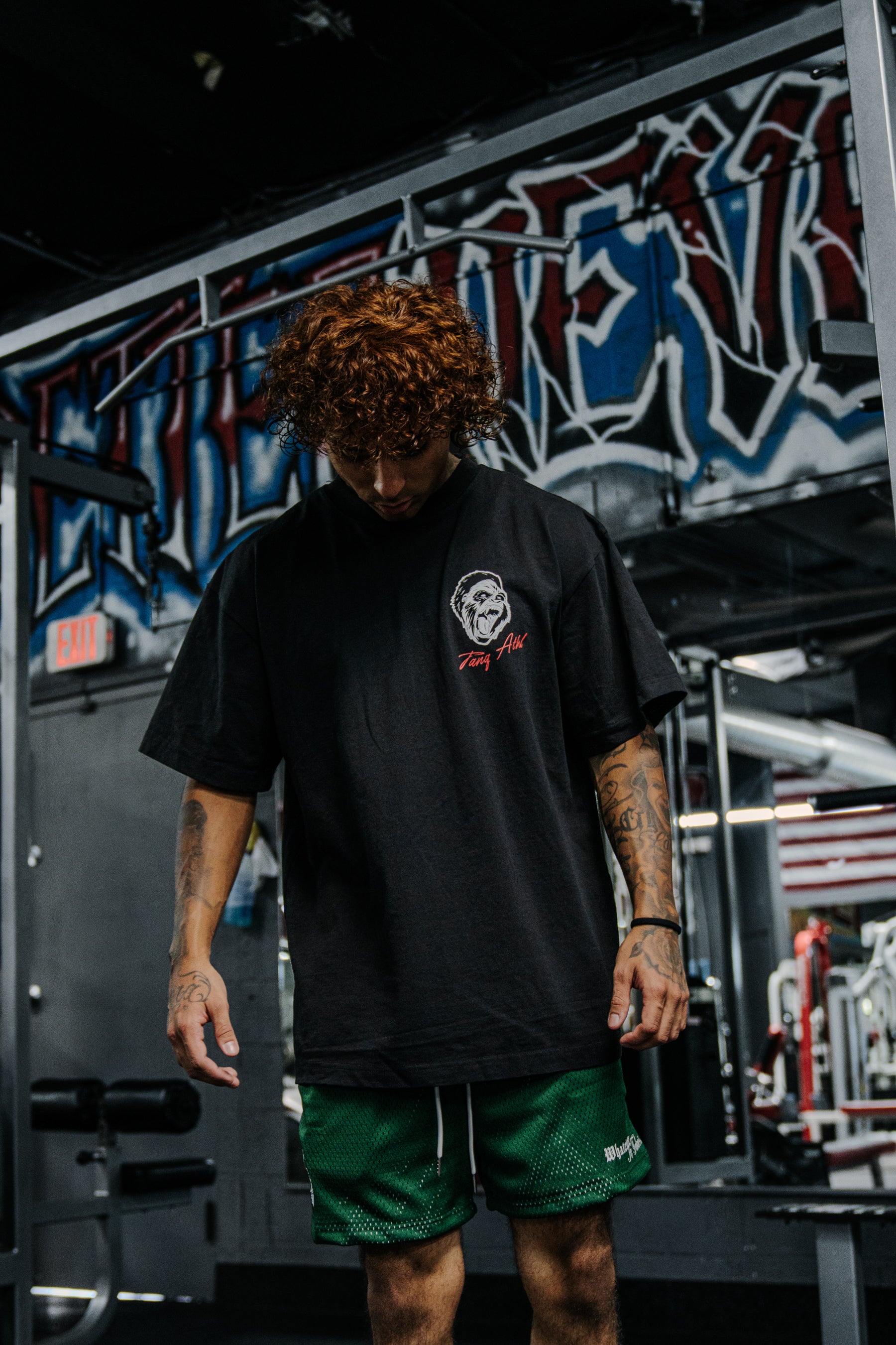 Classic Gorilla Tee - Black/Red