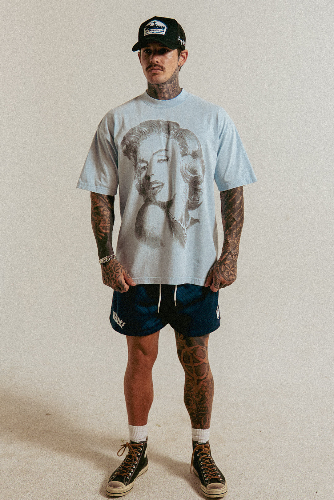Marilyn Monroe Tee Light Blue