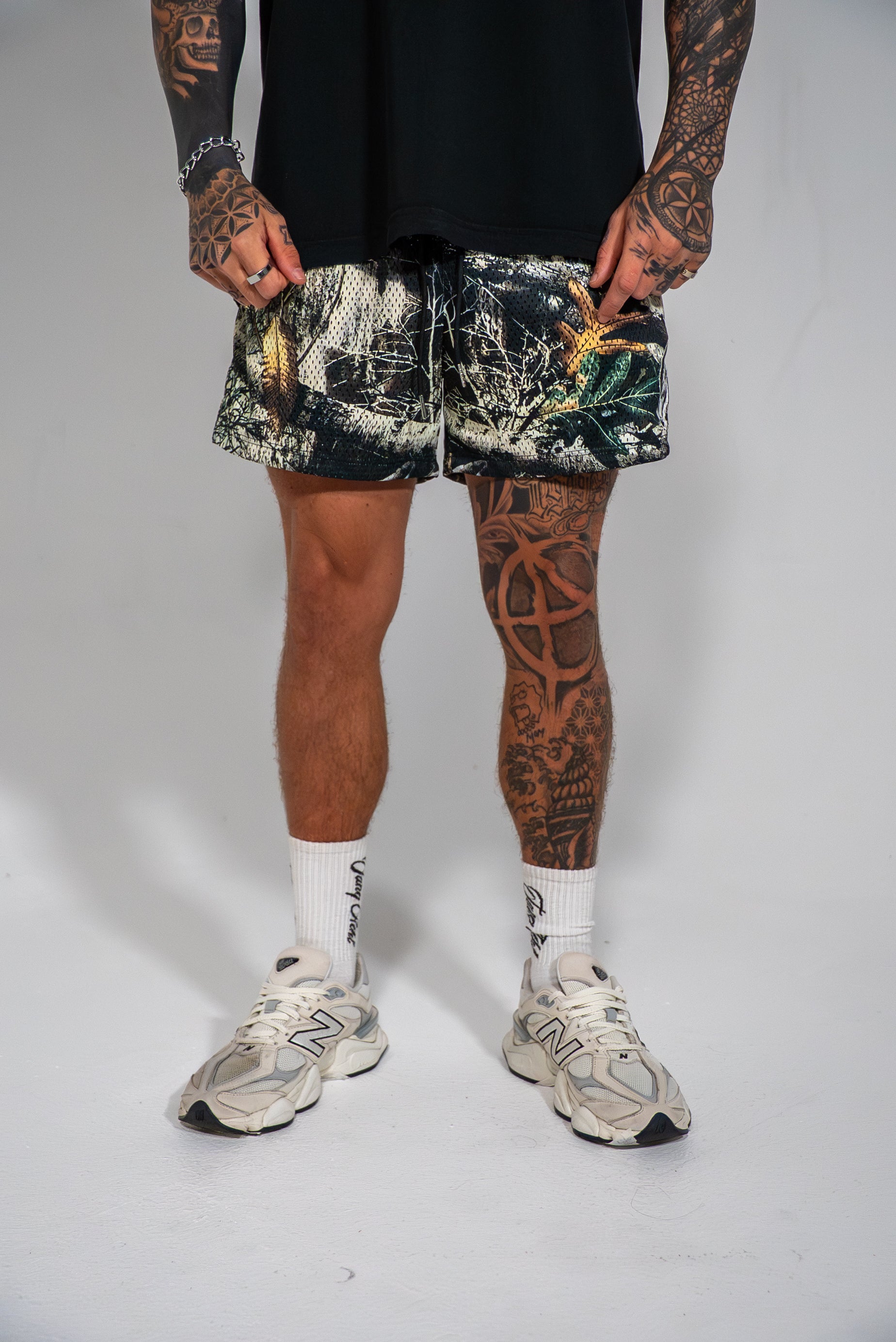Camo Mesh Shorts