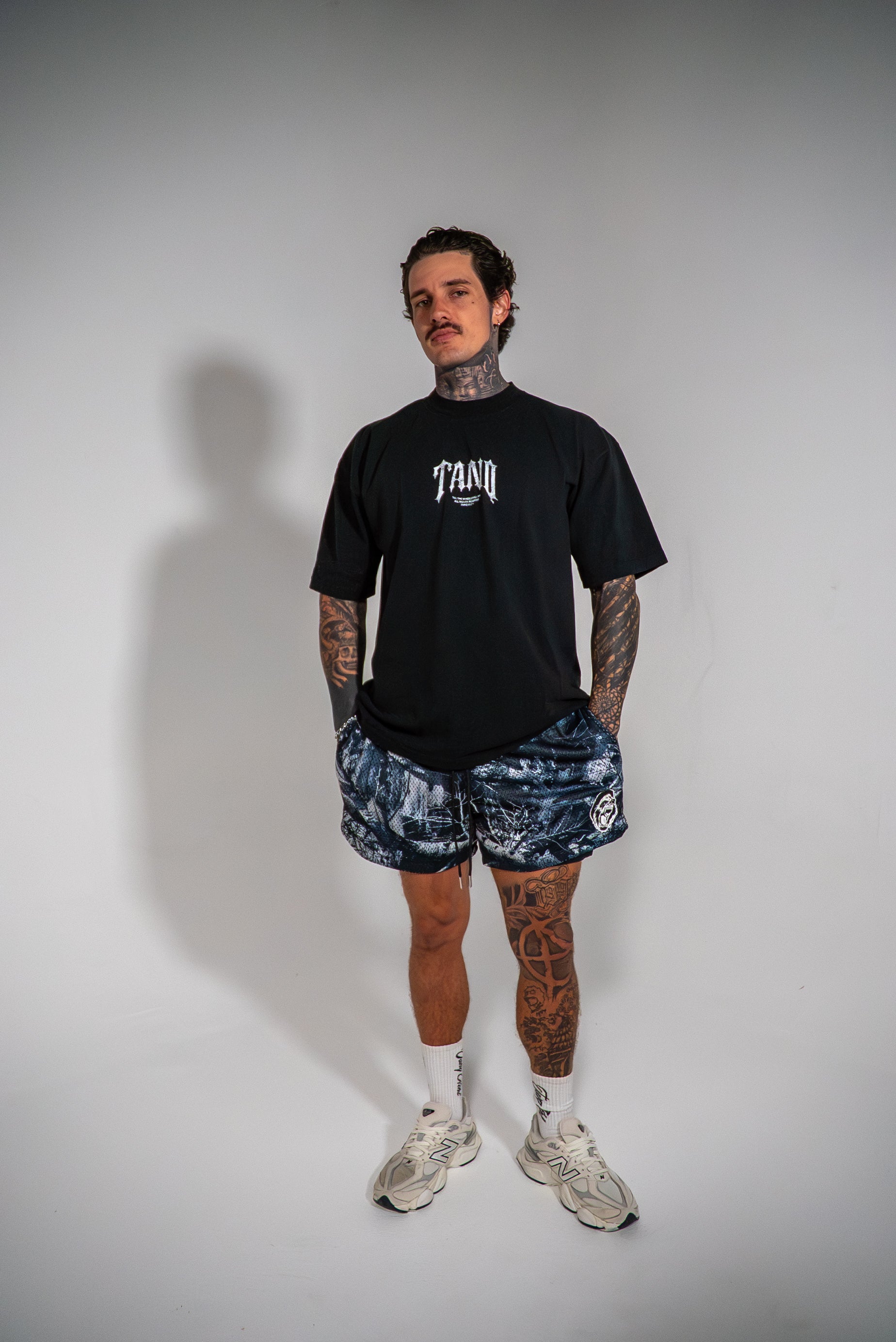 Wheels Fall Off Tee Black