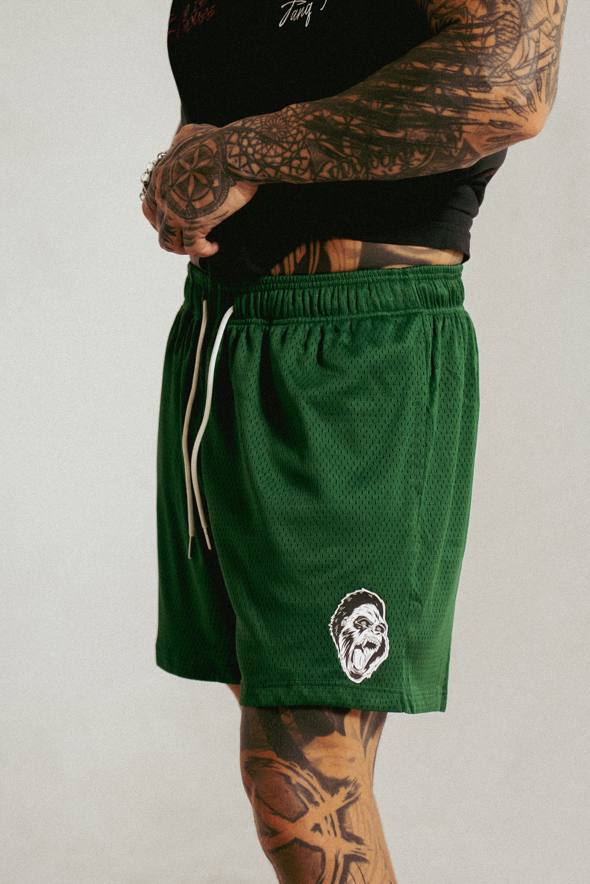 TANQ x Madhouse Mesh Shorts Green