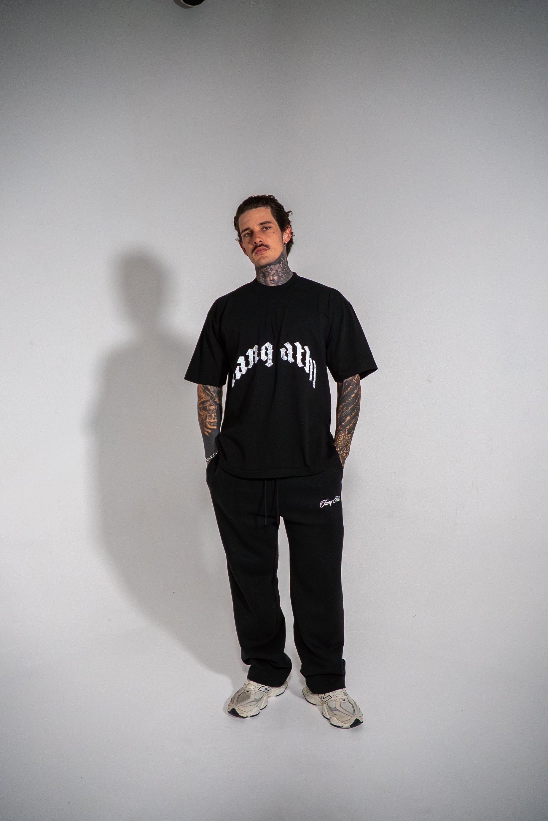 Straight Leg Sweats Black