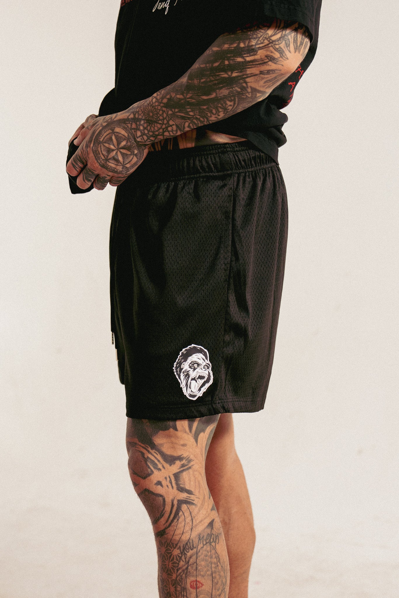 TANQ x Madhouse Mesh Shorts Black