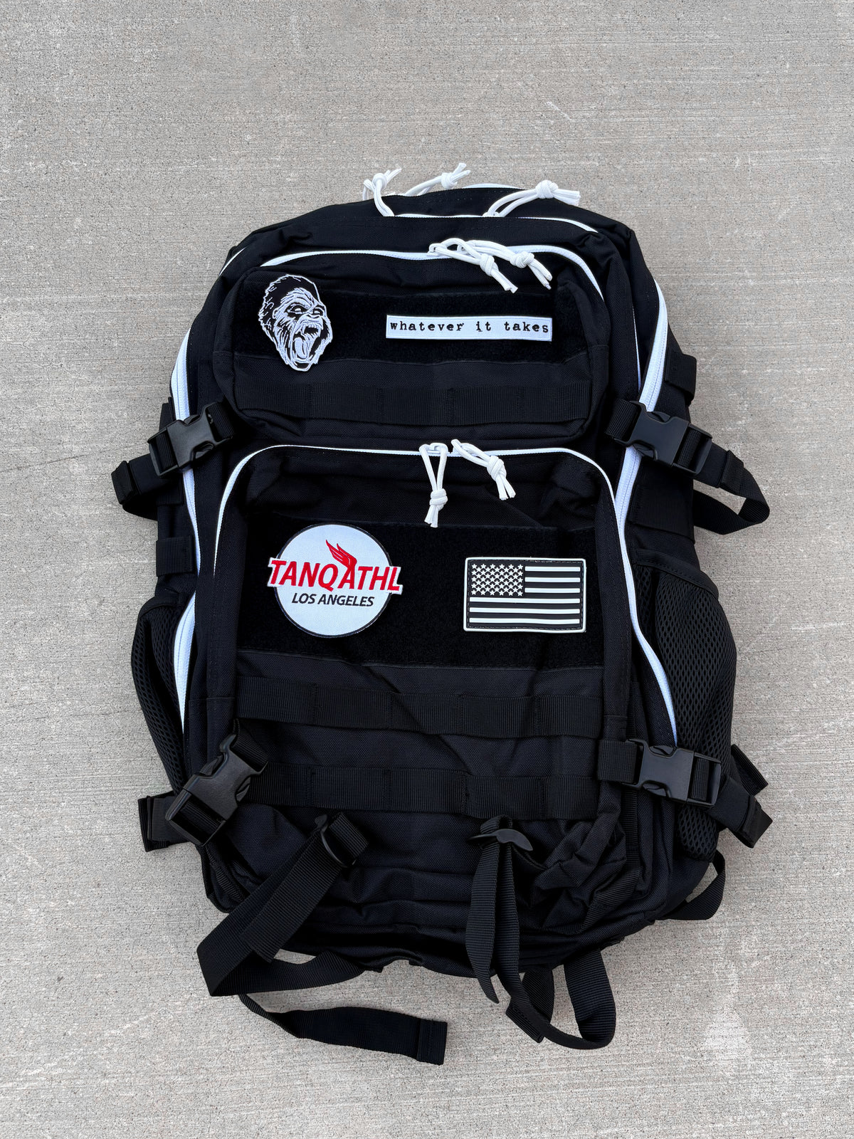 TANQ Backpack - Black & White