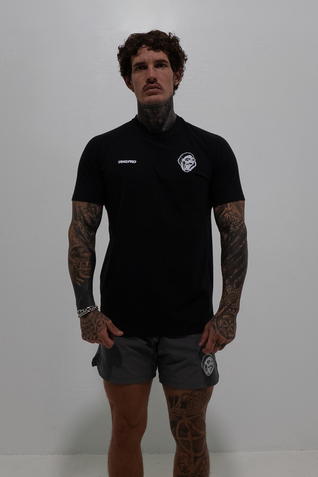 TANQ PRO SHORTS DARK GREY