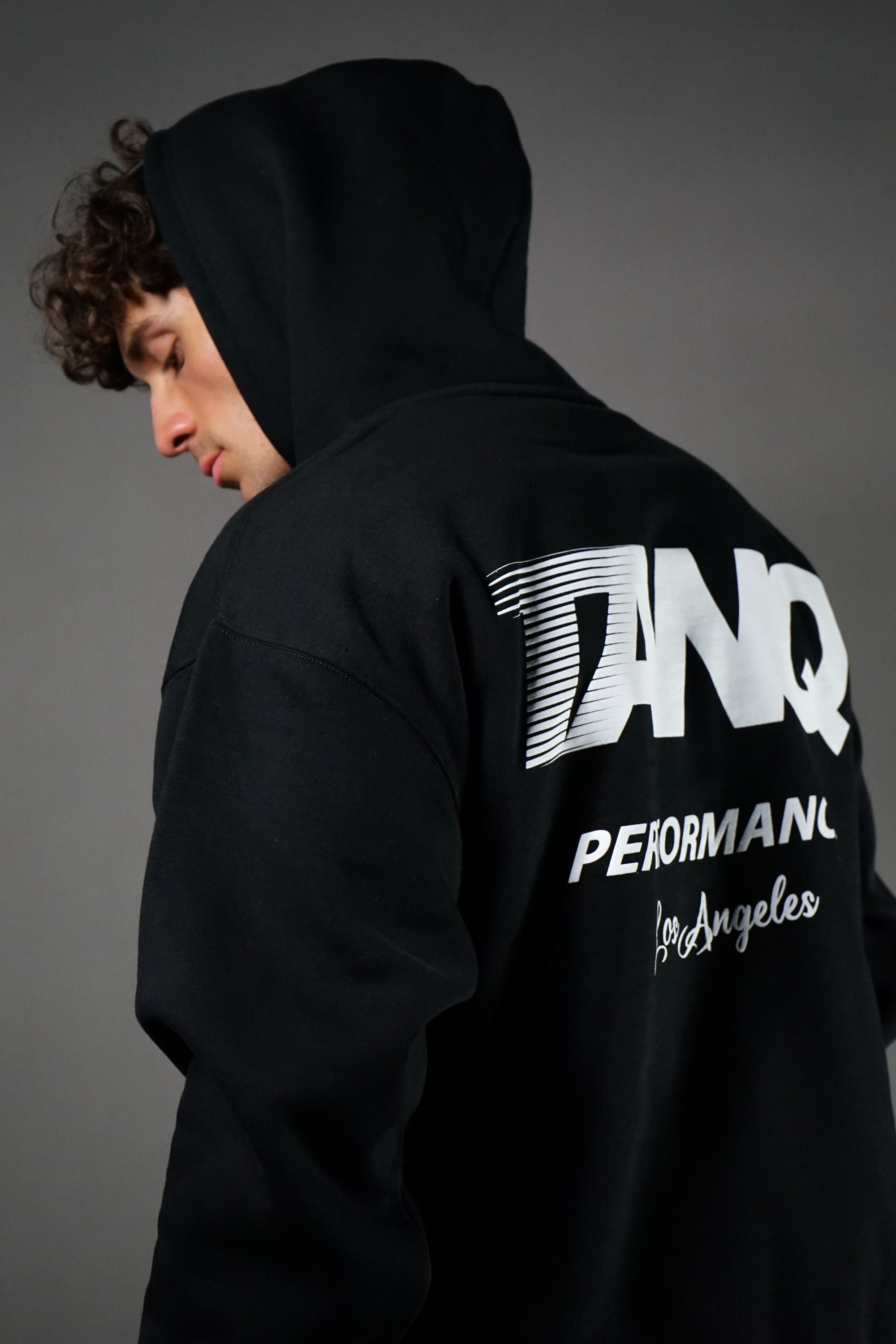 TANQ Performance Heavy Hoodie Black