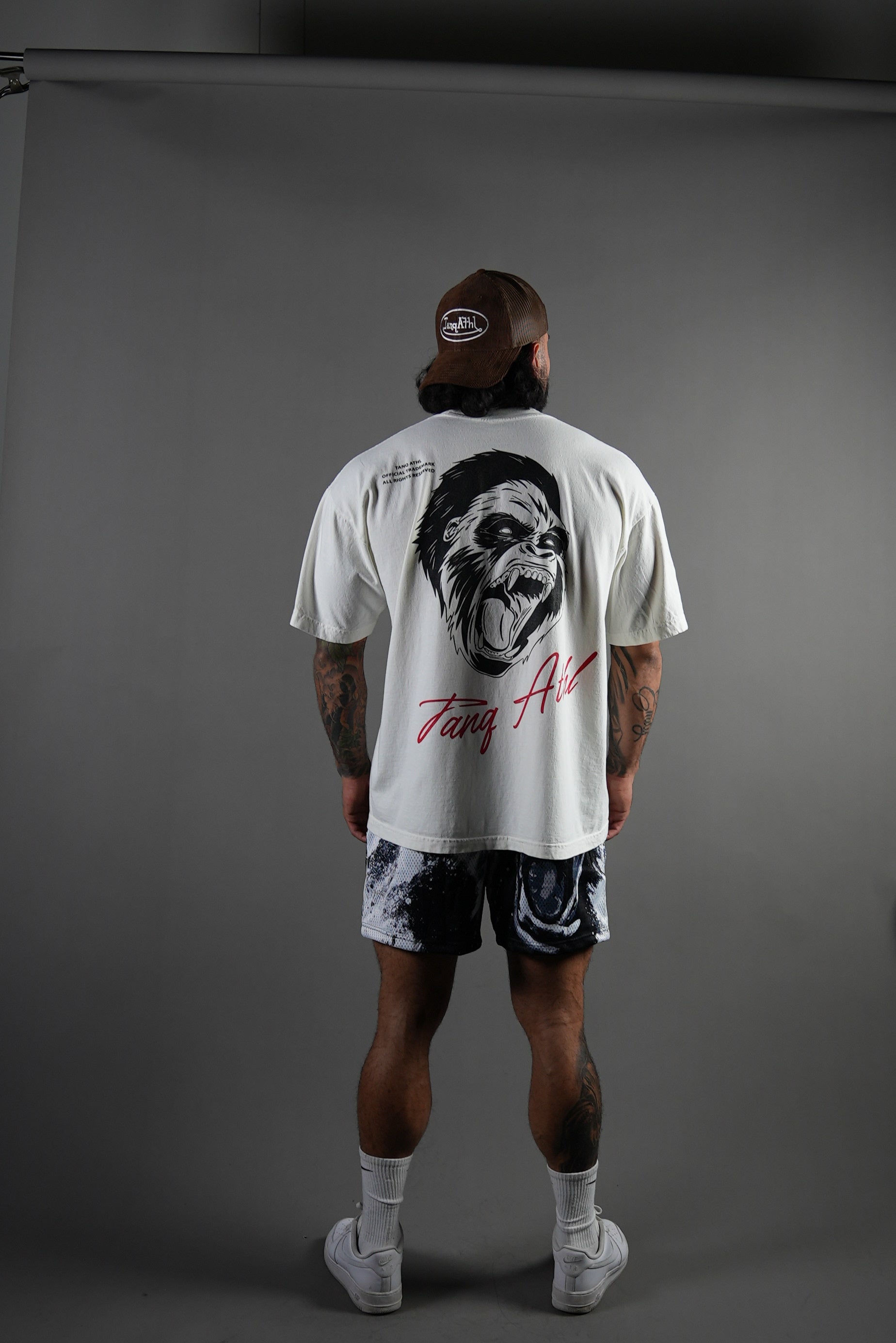 Classic Gorilla Tee Off White Black Red TANQ ATHL