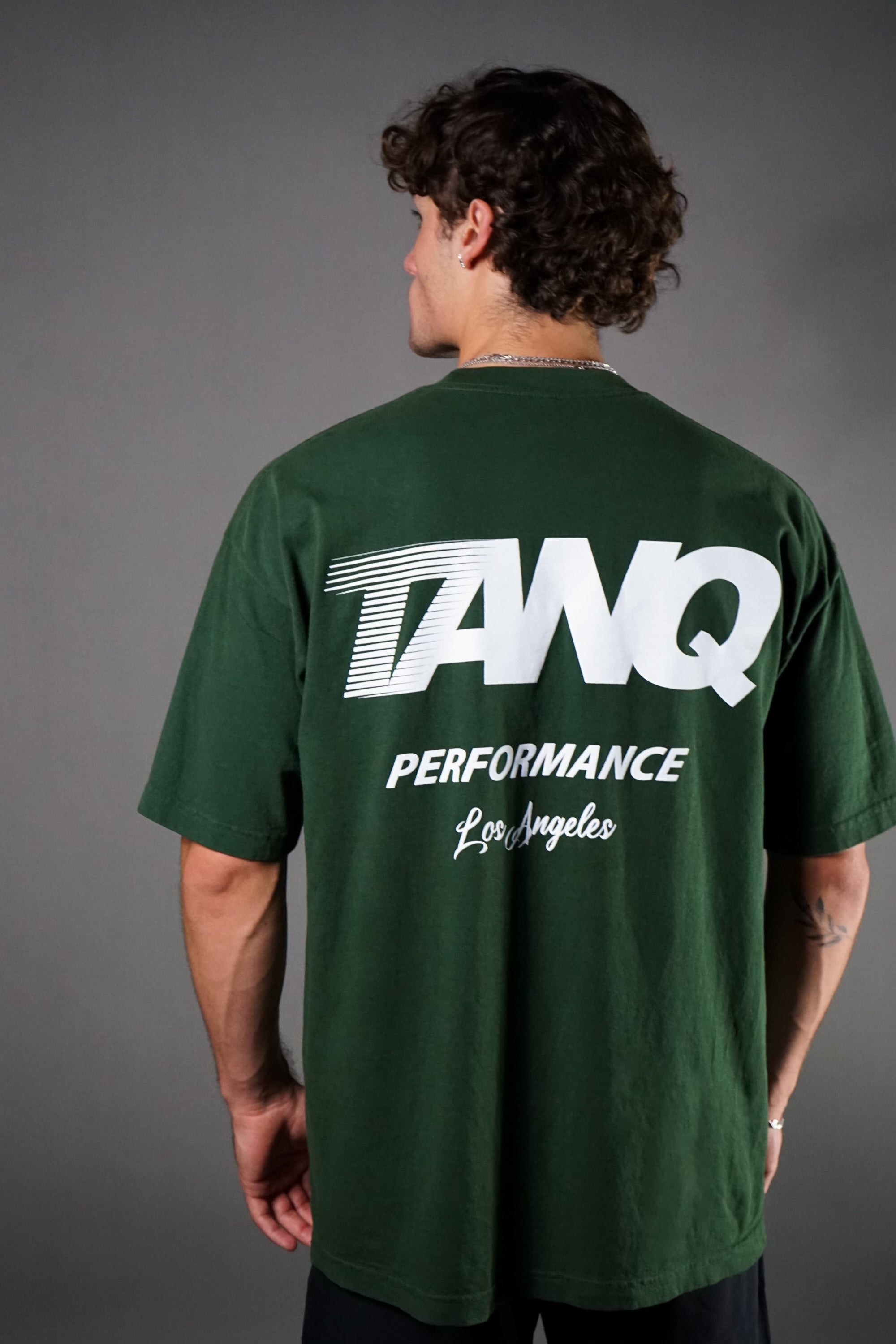 TANQ Performance OS Tee Ivy Green