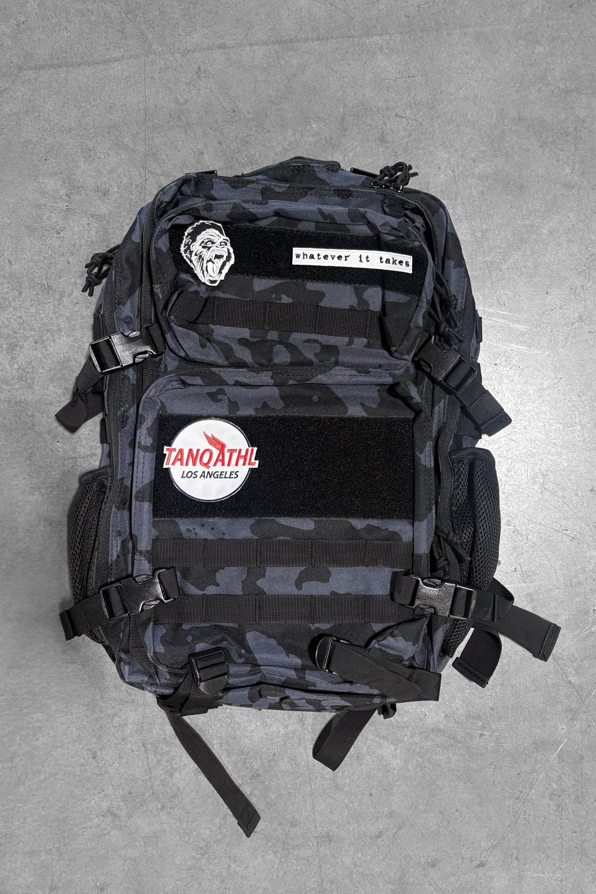 TANQ Backpack Black/Grey Camo