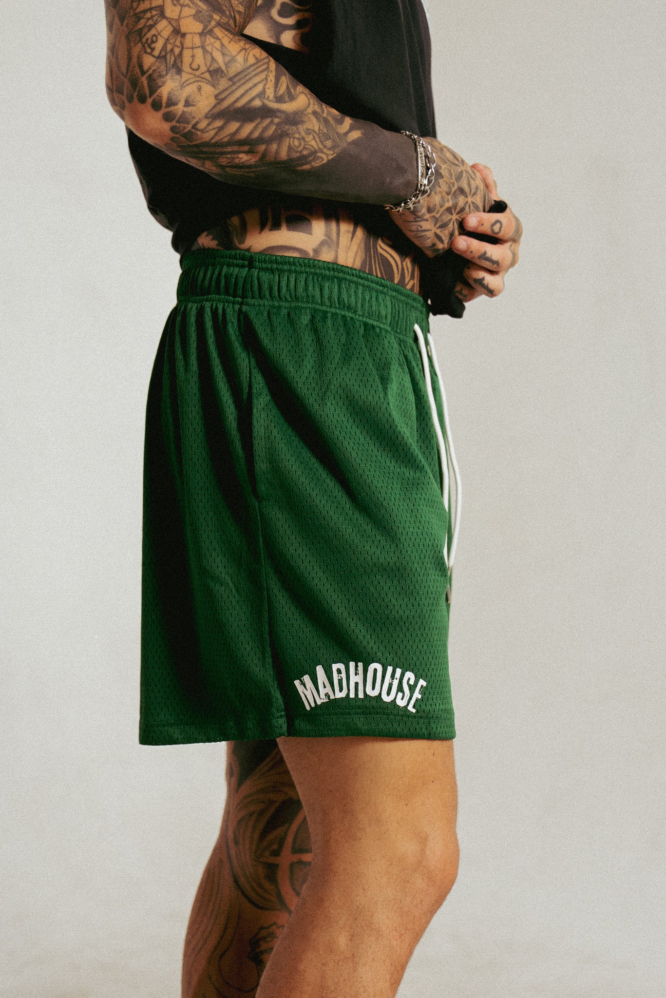 TANQ x Madhouse Mesh Shorts Green