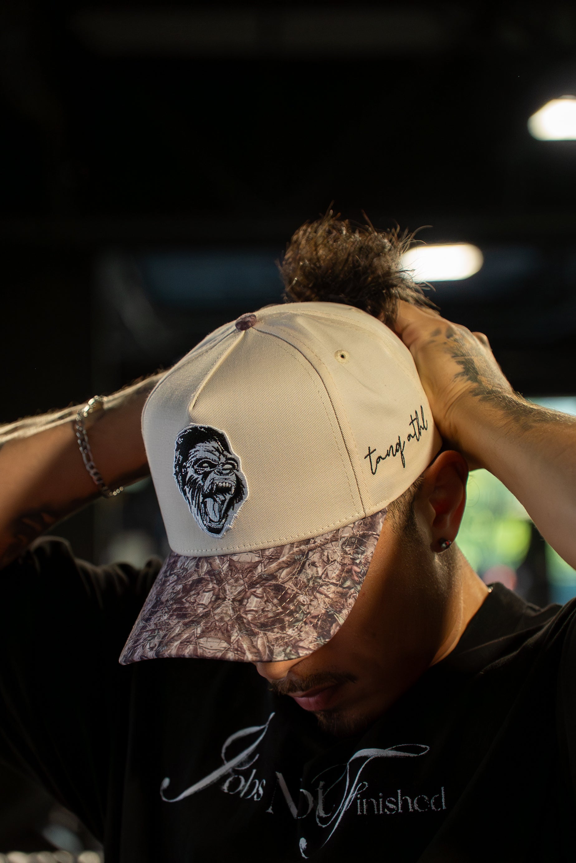 Gorilla Hat Cream/Camo