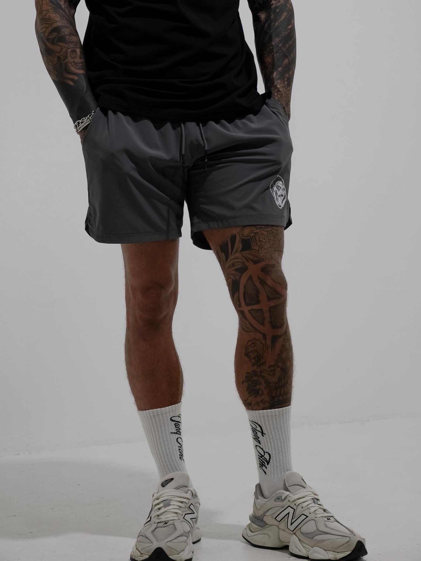 TANQ PRO SHORTS DARK GREY