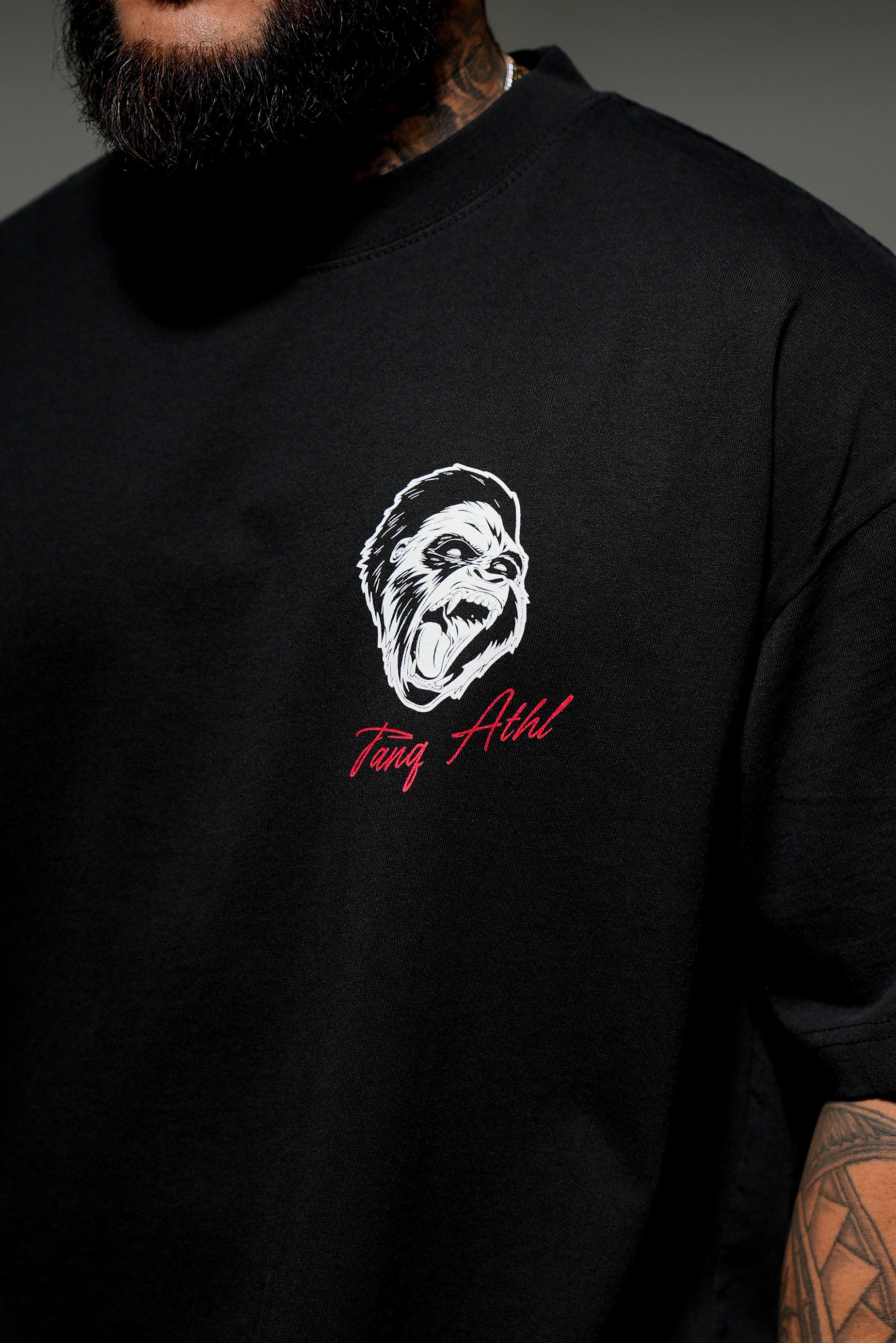 Classic Gorilla Tee - Black/Red